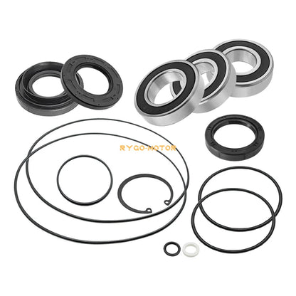 Rear Left Axle Wheel & Brake Drum Bearings Seals for Honda Rancher 350 400