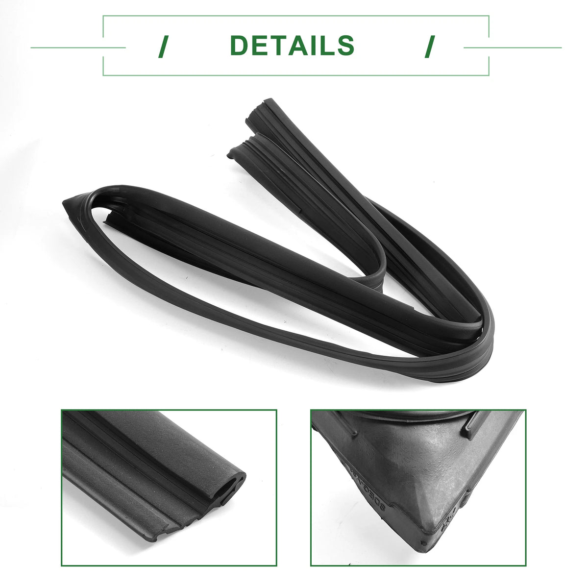 Front Right Door Window Seal Strip for Honda Accord (2018-2023)