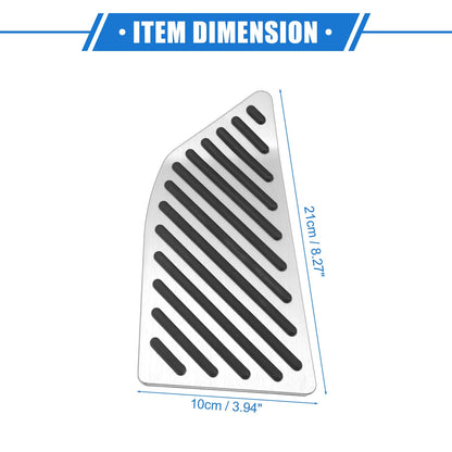 Car Foot Rest Pedal Cover for Toyota Corolla 2019-2020 Antislip Silver Tone