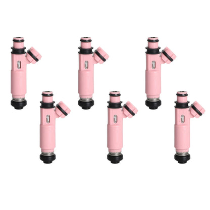 6PCS Fuel Injectors for Toyota Kluger Highlander 3.3L 3MZ-FE (2003-2007)