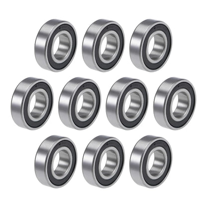 Deep Groove Ball Bearing 17x35x10mm 2RS Chrome Steel P6 10pcs