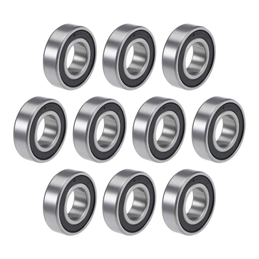 Deep Groove Ball Bearing 17x35x10mm 2RS Chrome Steel P6 10pcs