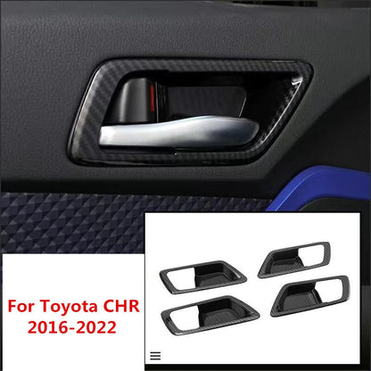 22X Carbon Fiber Interior Decor Cover Trim for Toyota C-HR (2016–2022)