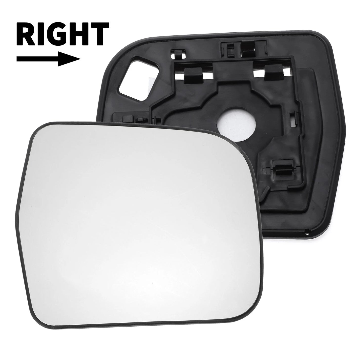 Right Driver Side Non-Heated Mirror Glass for Toyota Previa