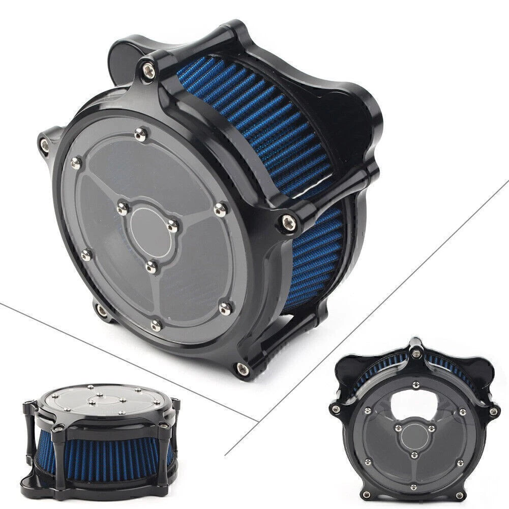 Air Cleaner Intake Filter for Harley Touring Trike 2008-2016, Black