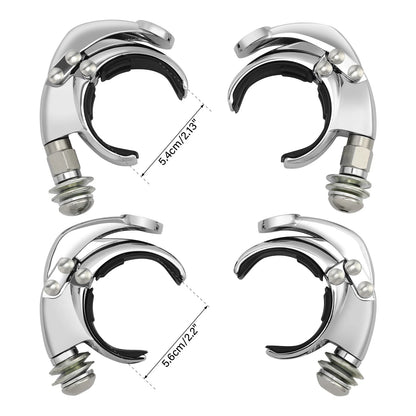 54mm 56mm Windshield Clamps for Harley Low Rider S FXLRS ST FXLRST (2020-2025)