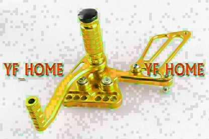 Rearsets Foot Pegs for Suzuki GSXR1000 K5 (2005-2006) - Gold Motorcycle Parts
