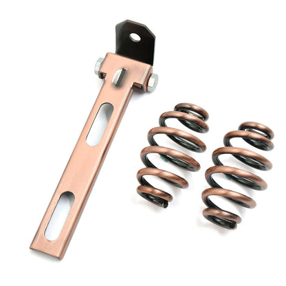 3 in 1 Brass Tone Seat Bracket Spring Mount for Harley-Davidson