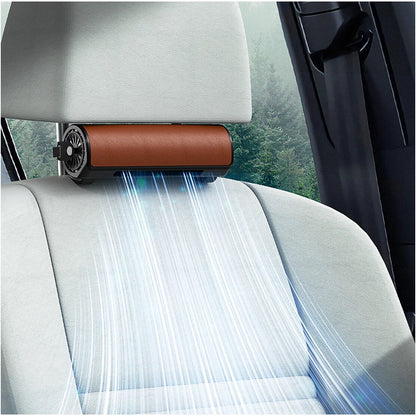 3 Speed Portable USB Charger Car Cooling Fan for Brown