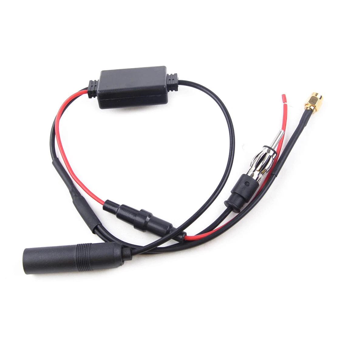 DAB FM AM Car Antenna Aerial Splitter Cable Digital Radio Amplifier Universal