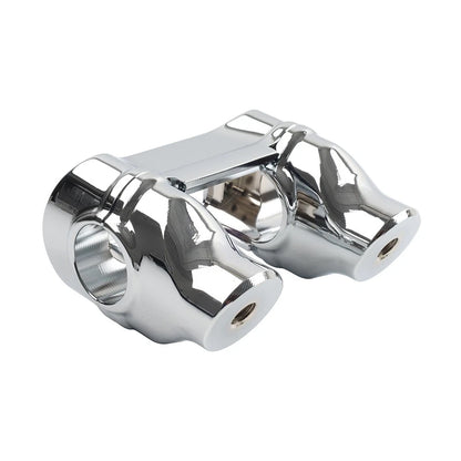 2" Handlebar Riser 1 1/4" Bar Clamp Chrome for Harley Softail