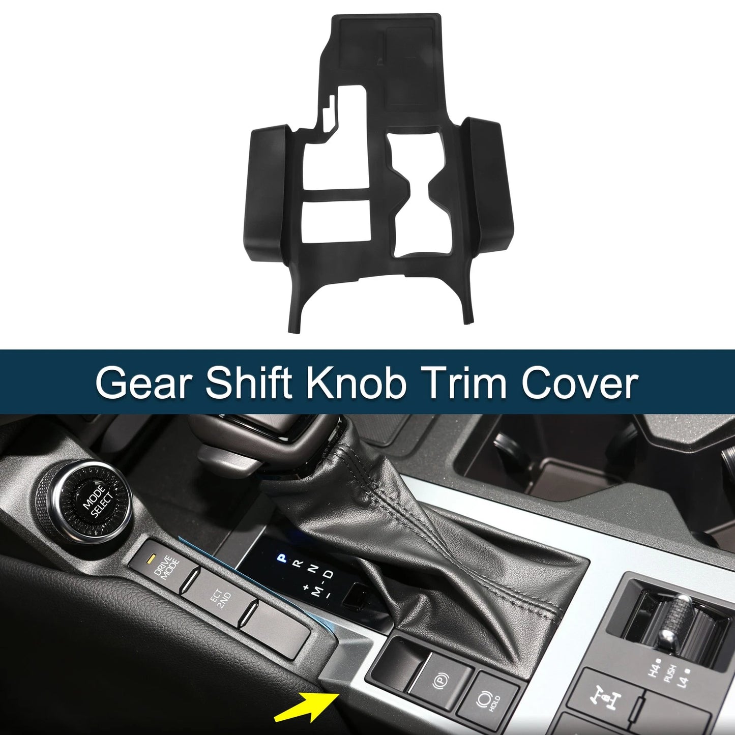 Silicone Gear Shift Knob Sticker for Toyota Land Cruiser Prado (2009–2020)