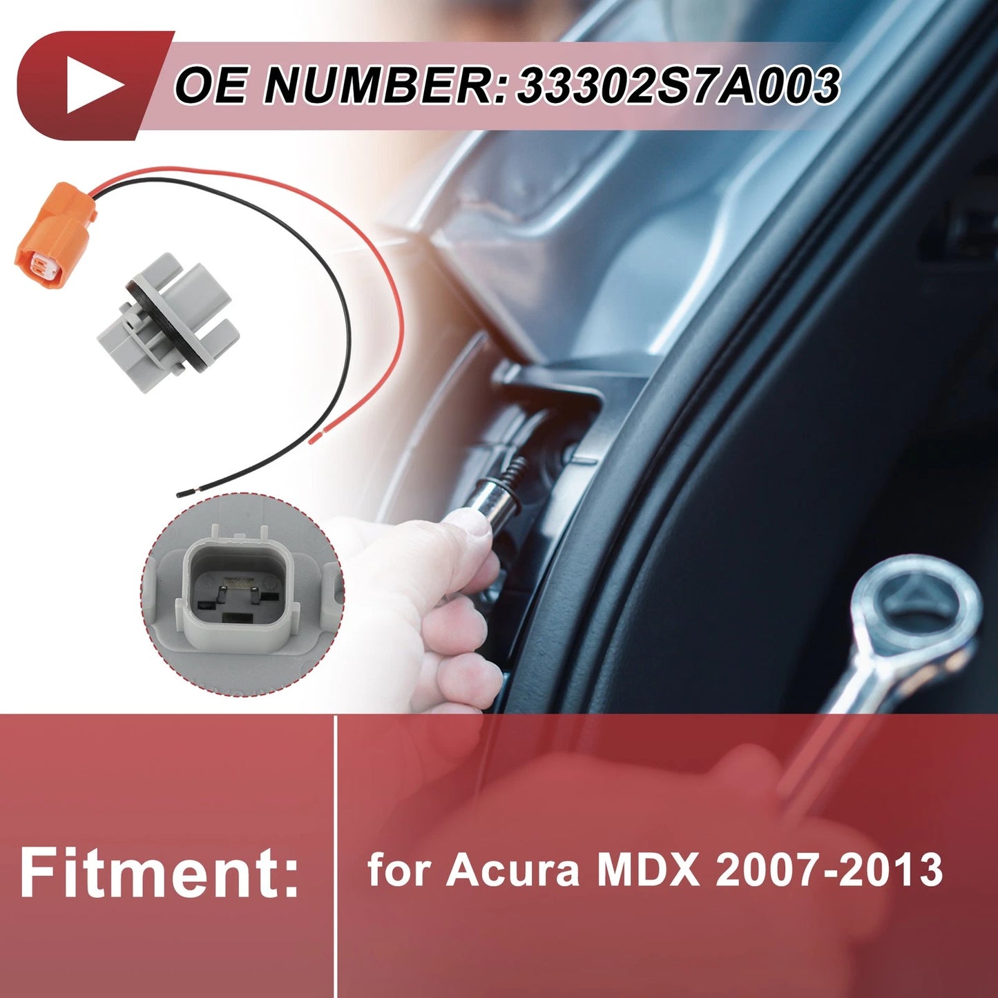 1 Set Turn Signal Light Socket Wiring for Acura MDX (2007-2013)