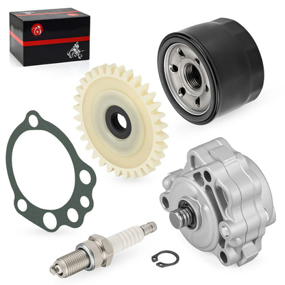 Oil Pump + Filter w/ Gasket & Spark Plug for Yamaha Raptor 660R 2001-2005