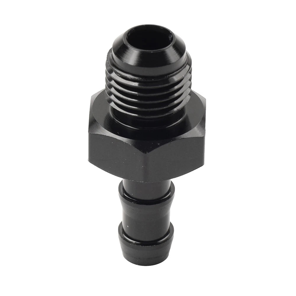 6AN Male to 5/16" Barb Push Lock Fitting Oil Fuel Hose Adapter for Car