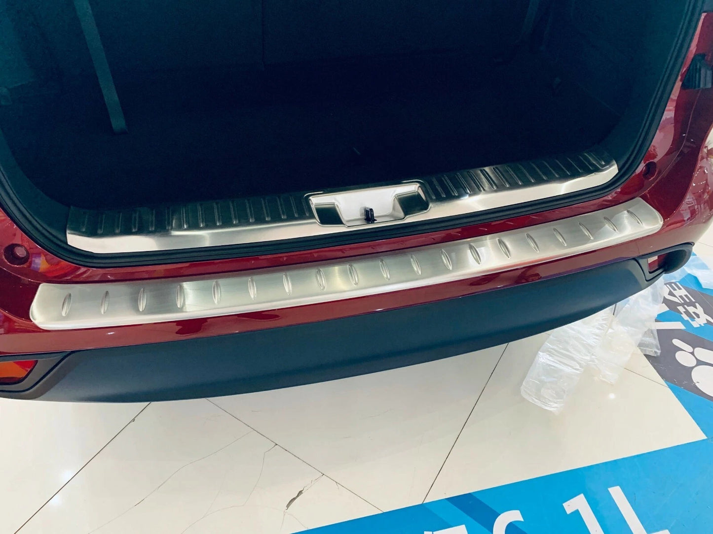 Rear Scuff Pad Bumper Cover for 2020-2023 Toyota Highlander Steel Plate 2 x