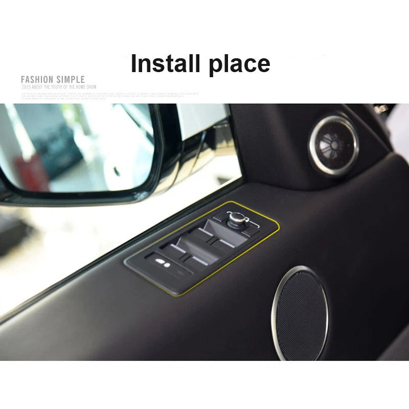Interior Door Window Switch Buttons Cover Trim For Range Rover Sport 2014-2018
