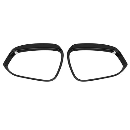 Black Mirror Rain Eyebrow Covers for Toyota Highlander (2020-2023)