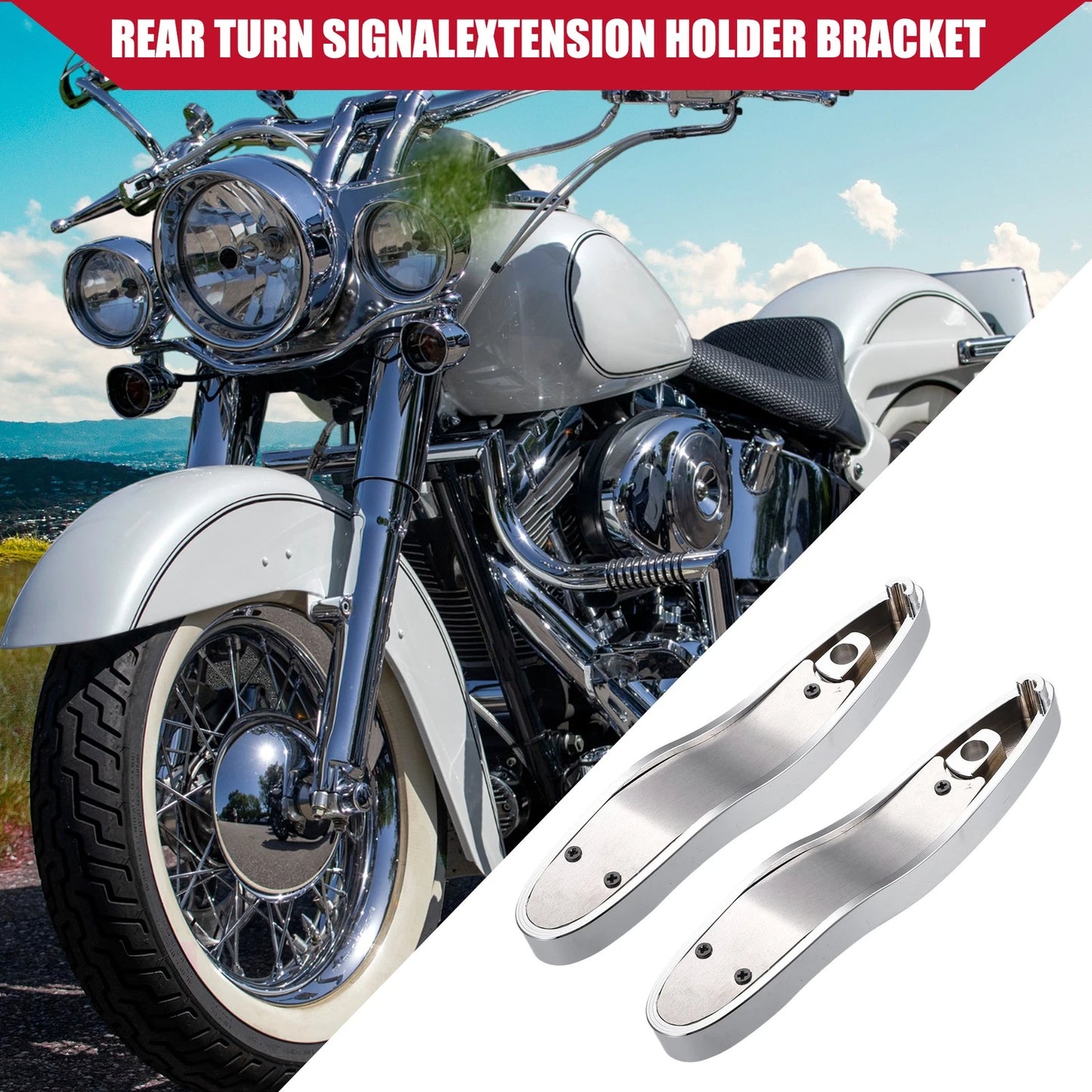 Turn Signal Extension Holder Bracket Harley Softail (2000–2020)