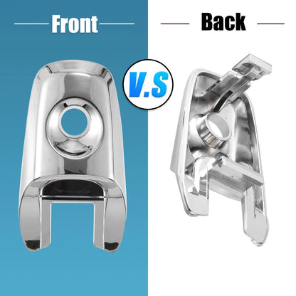 Chrome Front Left Exterior Door Handle Lock Cover for Ford Edge (2011-2014)