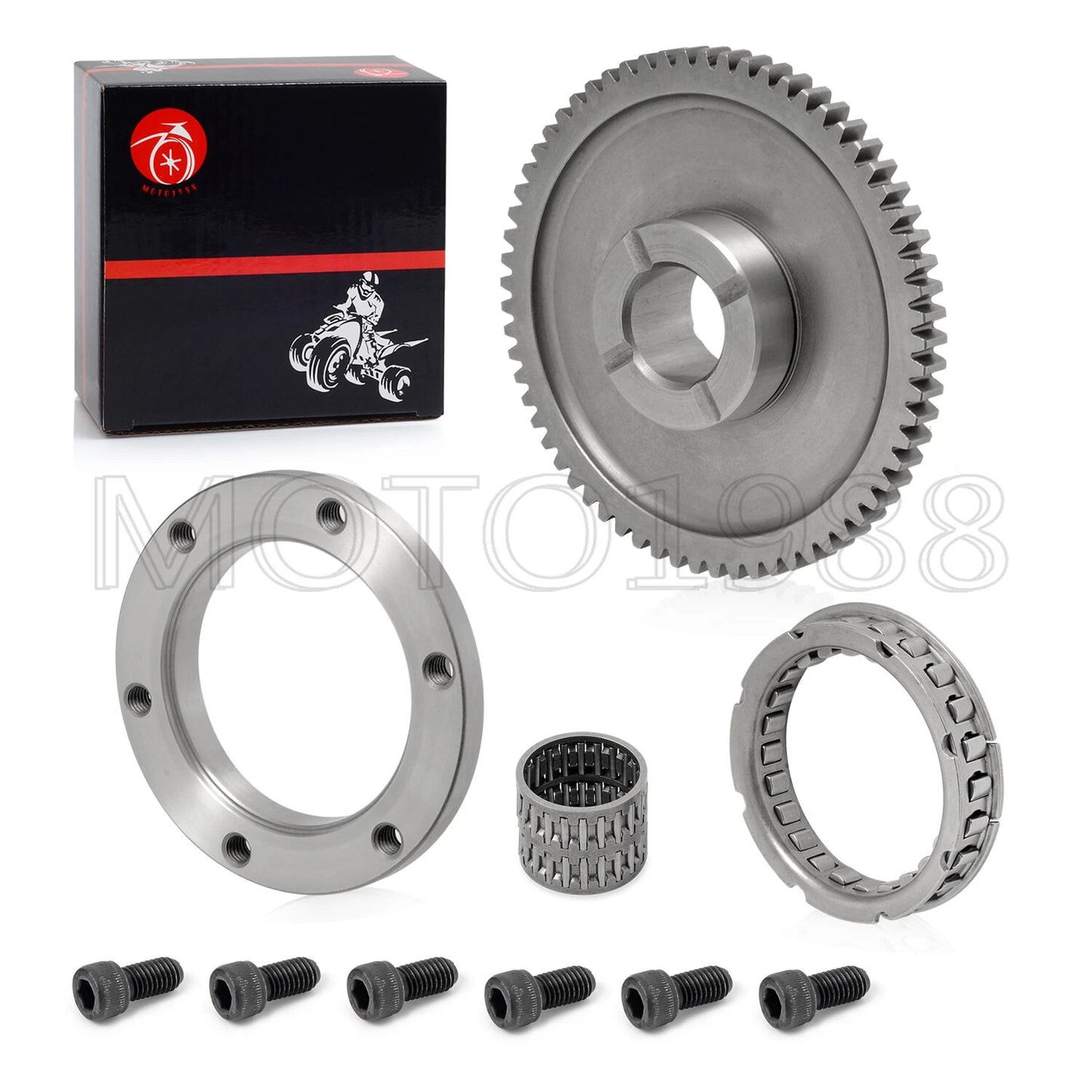 Starter Clutch kit & Flywheel Puller Gasket for YAMAHA Big Bear 350 (1987–1998)