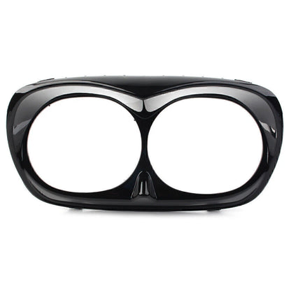 Black Headlight Bezel Cover for Harley Road Glide FLT (1998-2013)
