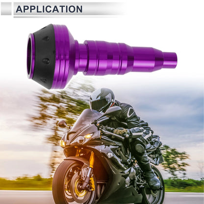 10mm Aluminum Alloy Motorcycle Slider Frame Bolt 1 Set Purple for Make Model
