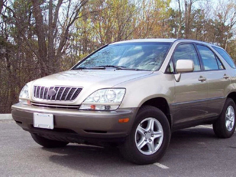 Chrome Wing Door Mirror Covers for LEXUS RX300 RX 300 (1999-2004)
