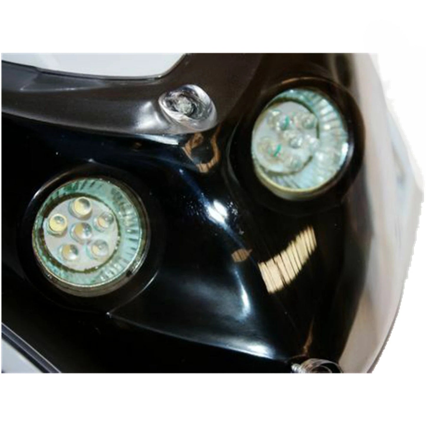WHITE LED Head Light + Strips for PIT Trail Dirt Motorcycle Bike