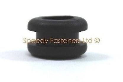 2 x Black Rubber Fairing Grommets for Honda CR500 Motocross MX