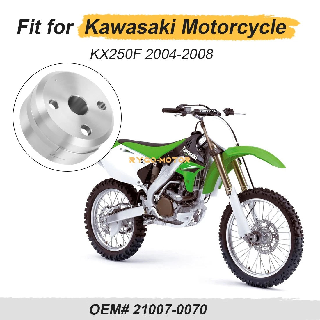 2 x Flywheel Rotor for Kawasaki KX 250 F (2004–2008)