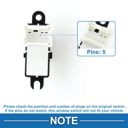 Rear Power Window Switch for Subaru Forester, Impreza, Legacy (2003-2020)