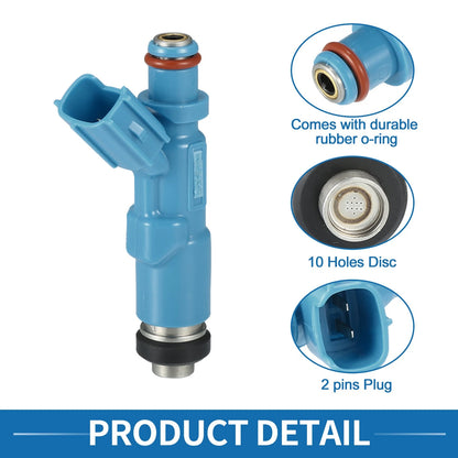 Fuel Injector 4 x Blue for Toyota Yaris Vitz (1999-2005) 1.0L 1.3L