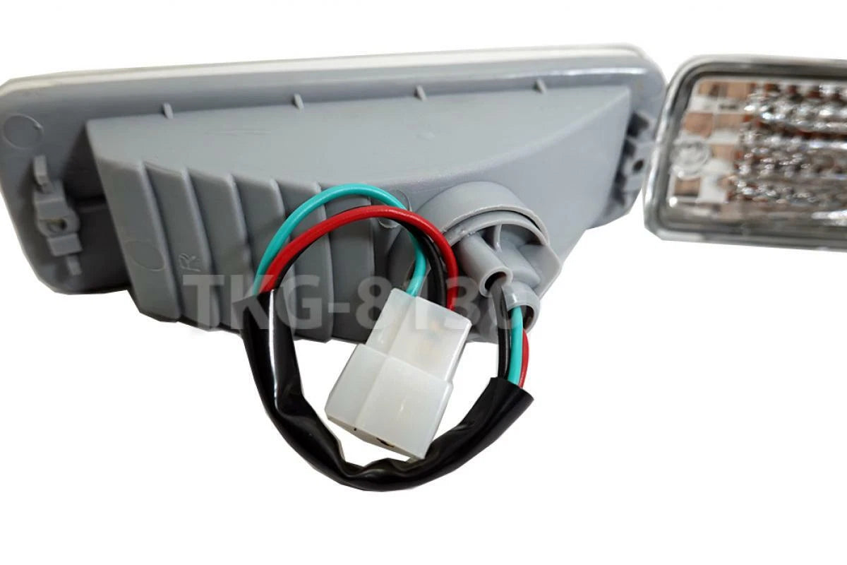 3 x Front Bumper Light Lamps for Toyota Hilux MK3 (1988-1997)