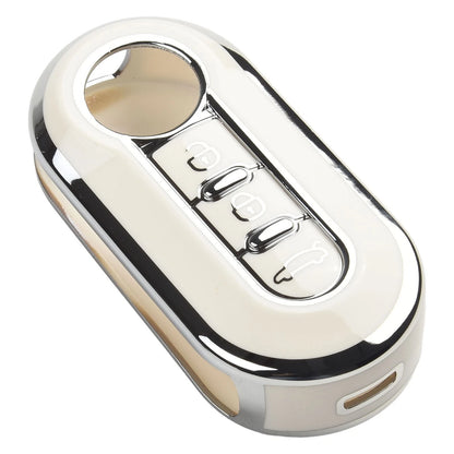 Key Fob Repair Cover for Fiat Punto Creamy White