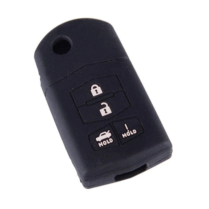 Silicone 4 Button Remote Keychain Cover for Mazda 3, 6, RX-8 (2004-2013)