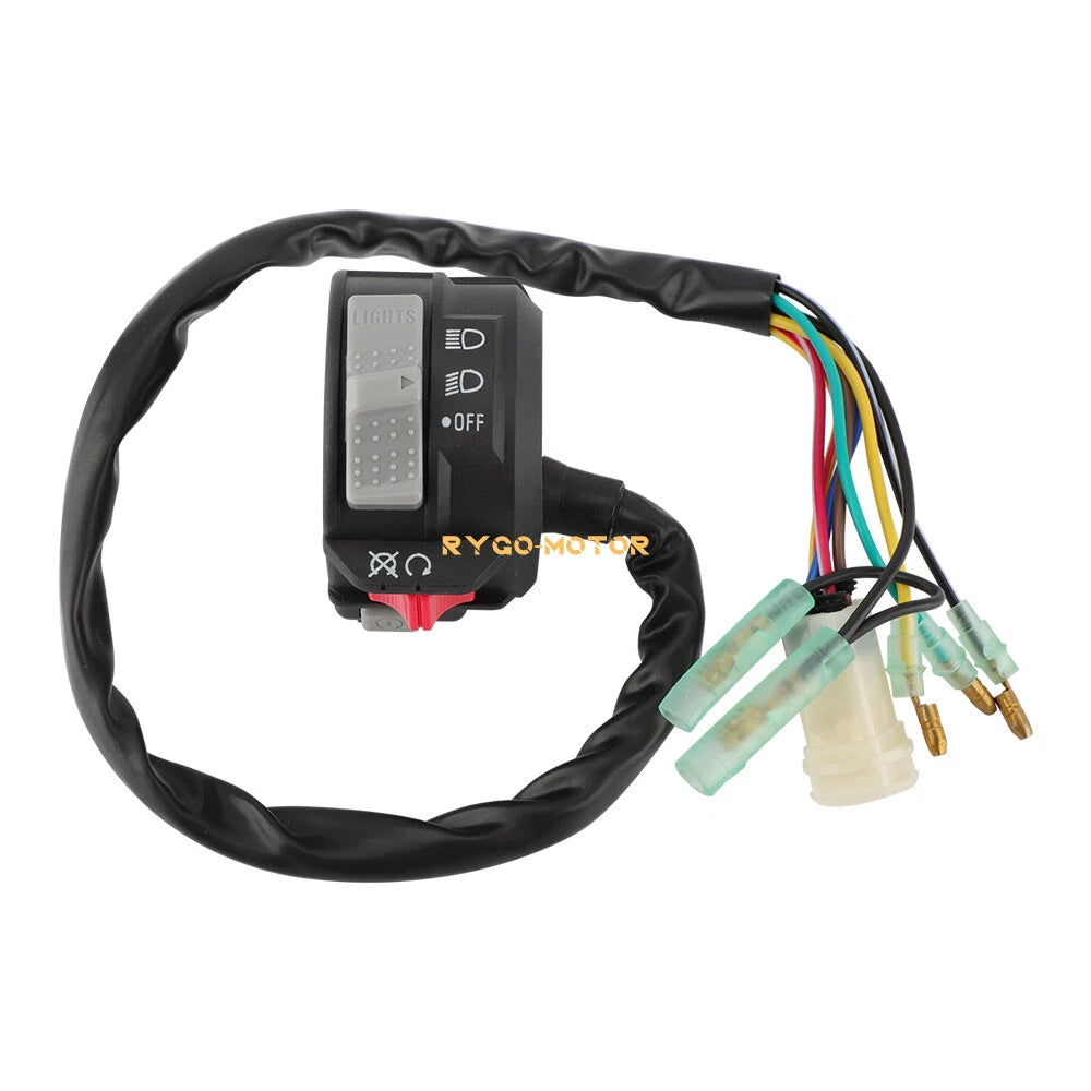 Left Handlebar Switch Start/Run Headlight for Yamaha Timberwolf YFB250 (92–93)