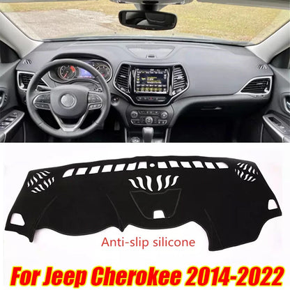 Dashboard Dash Mat Sun Cover Pad for Jeep Cherokee (2014–2022)
