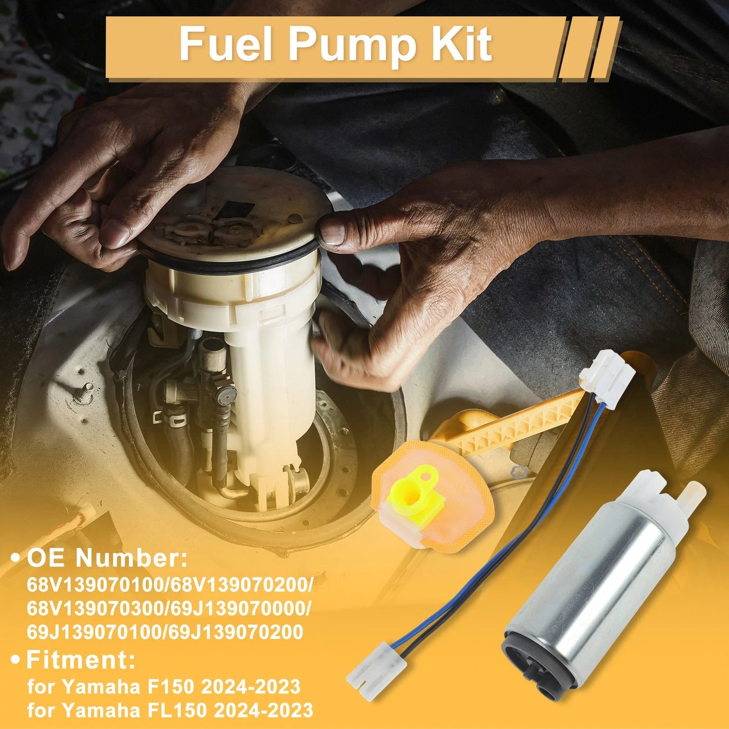 Fuel Pump / Metal Electric for Yamaha F150 (2024–2023)