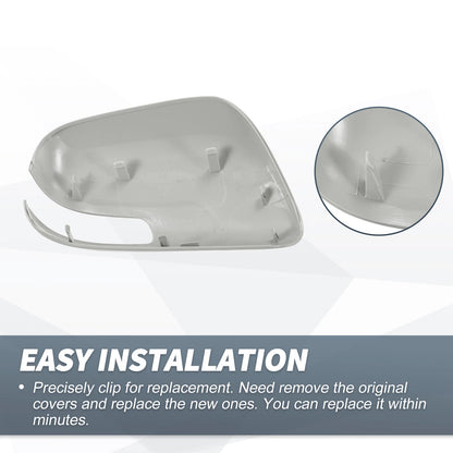 Left Side Mirror Cover Cap Gray for Toyota Mark X Reiz (2004-2019)