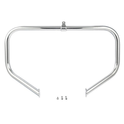 Chrome/Black Highway Engine Guard Crash Bar for Harley Road King (1997-2024)