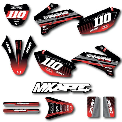 Custom Graphics Full Kit for Yamaha TTR 110 Stickers Decals