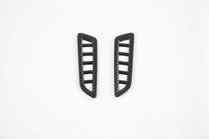 Carbon Fiber Look Front Console Air Vent Cover Trim for KIA SORENTO (2021-2023)