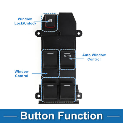 Front Right Power Window Switch for Honda City (2007-2011)