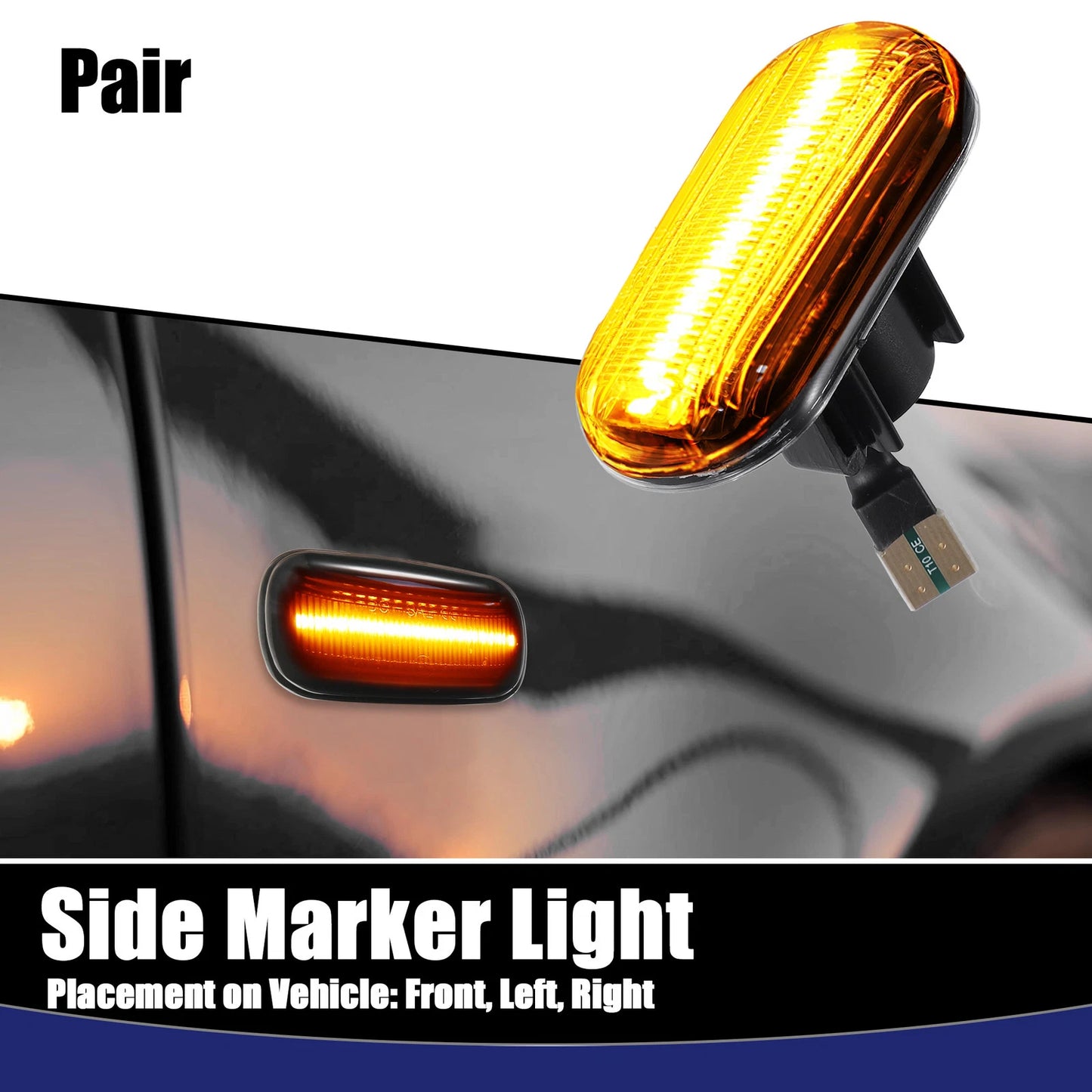 Side Marker Light for Nissan, Opel, Mercedes-Benz
