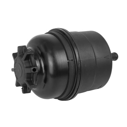 Black Power Steering Fluid Reservoir Bottle with Cap for BMW (1982-1994)