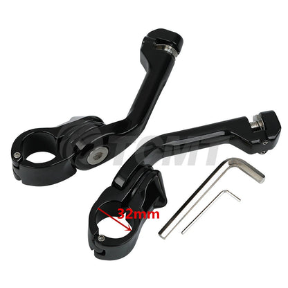 1 1/4" Passenger Floorboard Highway Foot Pegs for Harley Touring (1993-2025)
