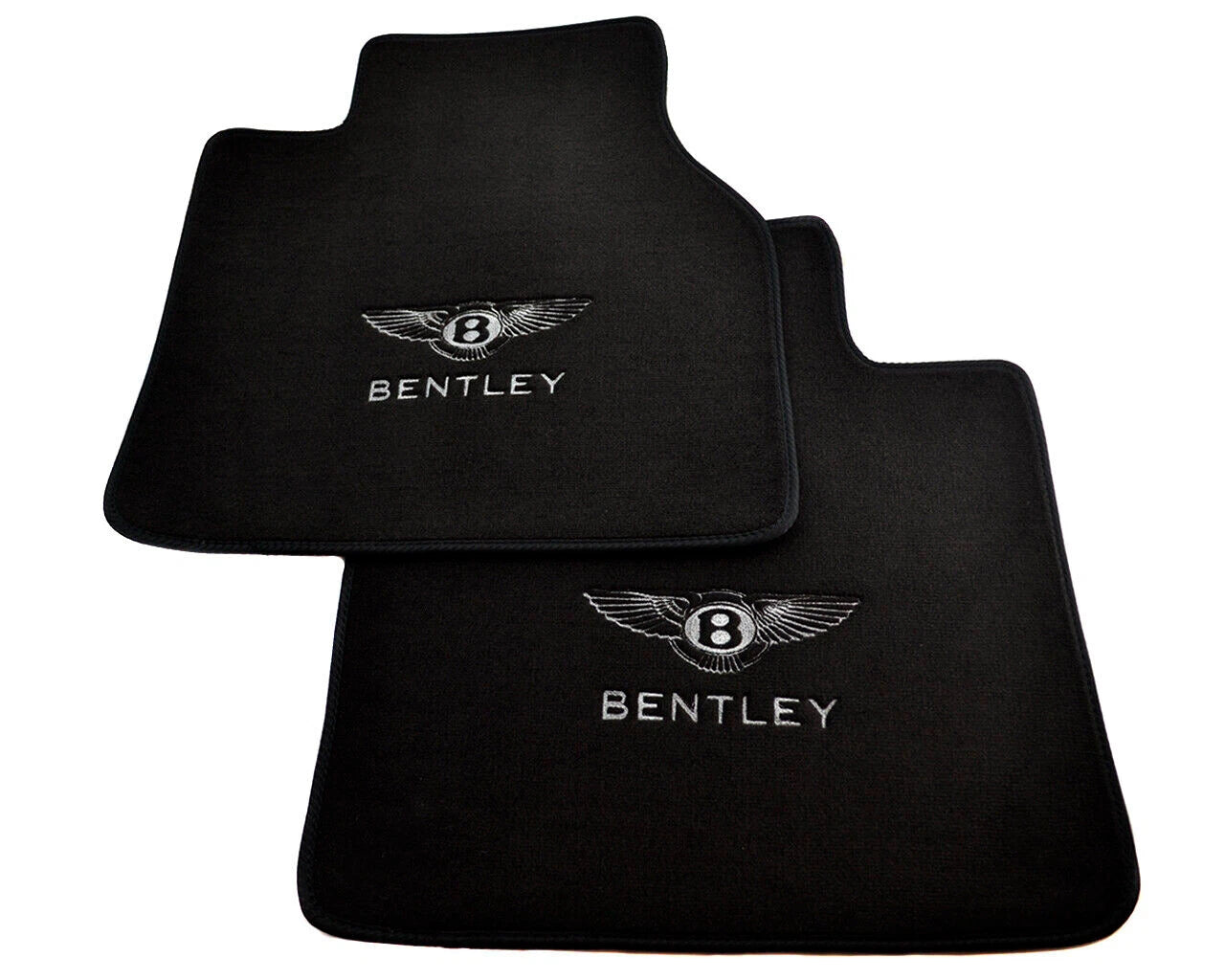 Tailored Black Floor Mats for Bentley Flying Spur