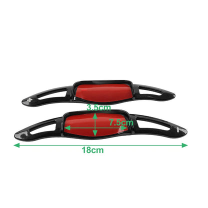 Black Steering Wheel Paddle Shifter Extensions for Toyota Camry Corolla Avalon