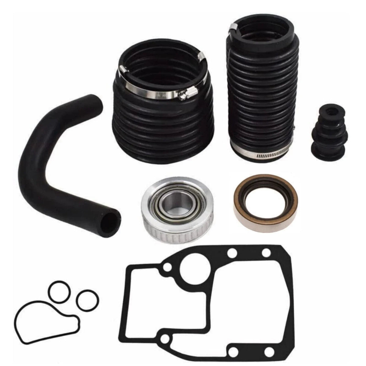 Transom Service Kit for Volvo Penta SX Drives (Gimbal Bellows + Clamp Seal)